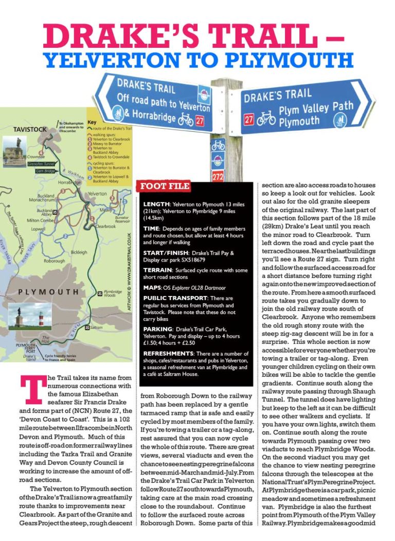Drake's Trail Cycling on Dartmoor Cycle Routes
