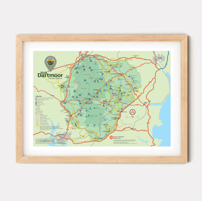 Map of Dartmoor Find your way around Dartmoor